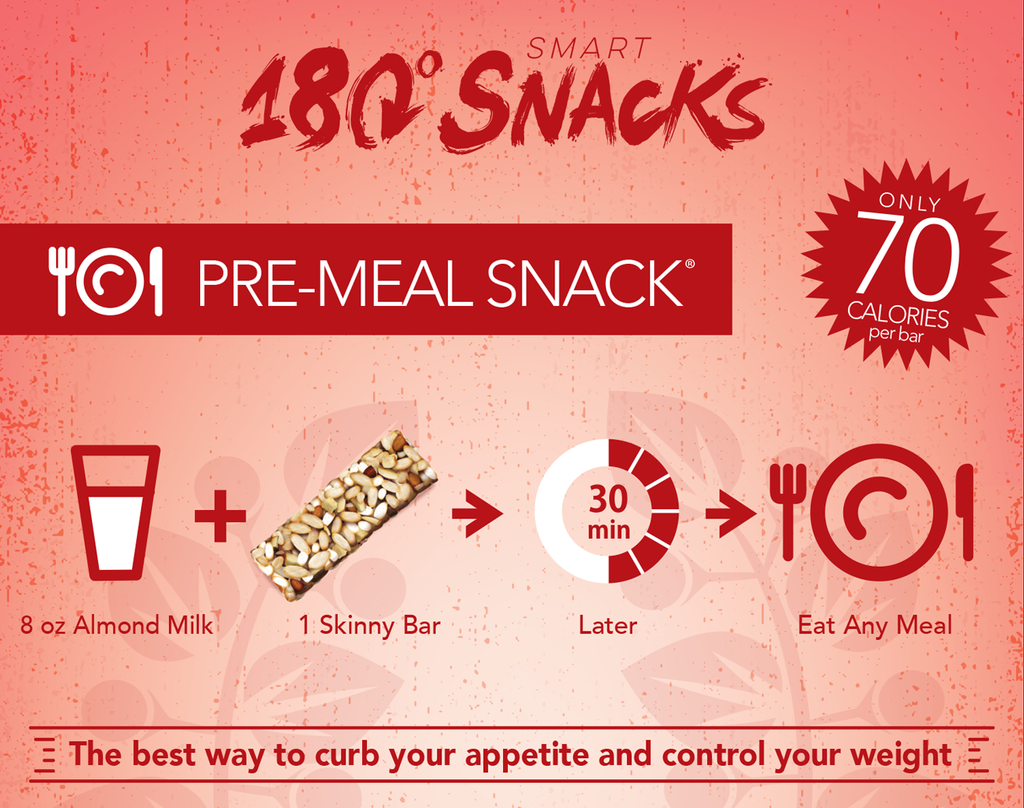 180 Snacks Skinny Almond and Rice Bar with Himalayan Salt 2 Pack (Cranberry)